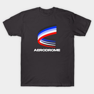 Aerodrome - White letters T-Shirt